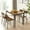 Rustic Brown, variant on 5 Piece Kitchen Dining Table and Chair Set, Dining Room Table Set with Table and 4 Chairs, Rectangle Dining Table Set for 4, Dinette Set for Kitchen Dining Room Small Space