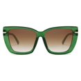 thumbnail image 2 of Gafas de Sol SOJOS Grandes Oversize Ojo de Gato SJ2231 Verde/Marrón, 2 of 5