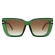 thumbnail image 2 of Gafas de Sol SOJOS Grandes Oversize Ojo de Gato SJ2231 Verde/Marrón, 2 of 5