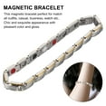 thumbnail image 2 of Eease Magnetic Titanium Stainless Steel Arthritis Health Bracelet, 2 of 6