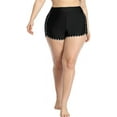 thumbnail image 6 of Women's Plus Size Swim Shorts Swim Bottom Solid Beach Swim Board Shorts, 6 of 7