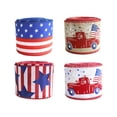 thumbnail image 6 of ZPAQI Patriotics Wireds Ribbon Star Stripe Ribbon Car Decorative Ribbon for DIY Craft, 6 of 10