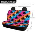 thumbnail image 4 of Uourmeti Palm Tree Tropical Print Soft Bench Seat Covers for Interior Car Interior, Non-Slip Universal Car Seat Cover Cushions Stretch Back Seat Covers, 4 of 7