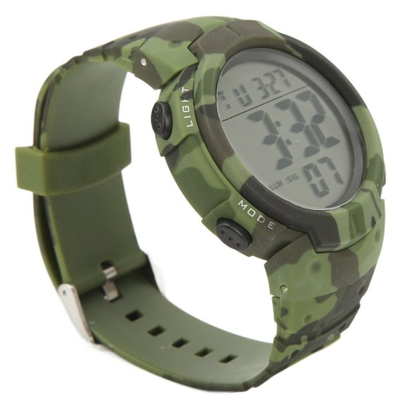 Reloj Electrónico, Pantalla Digital Hombres Deportes Hombres Deportes Reloj Electrónico Luz Nocturna Reloj Deportivo Diseño Fácil De Usar Jadeshay A