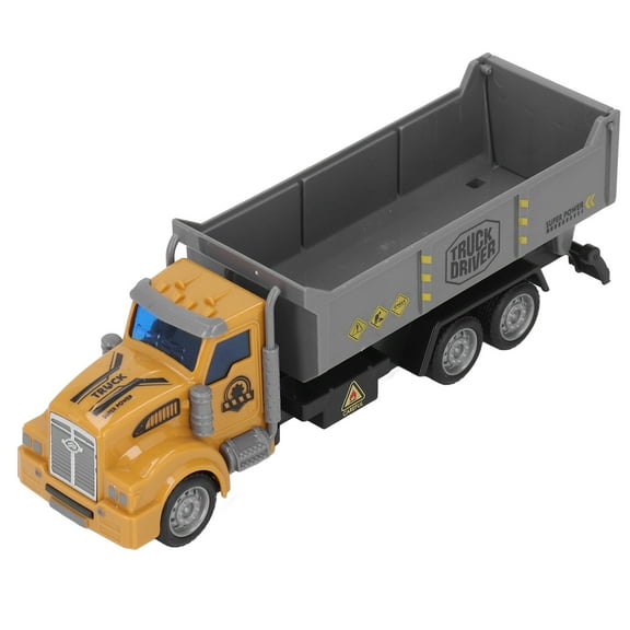 Pull Back Dump Truck 1:48 Scale Educational Construction Vehicle Toy for Children Above 3 Years Old