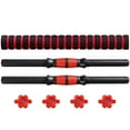 thumbnail image 2 of Dumbbells Barbell Set, Weight Lifting Threaded Dumbbell Bars Extension Bar Connector, 2 of 7
