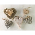 thumbnail image 2 of Frank, Assaf 14x12 Gold Ornate Wood Framed with Double Matting Museum Art Print Titled - Creatrive Heart shape symbol, 2 of 4