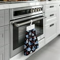 thumbnail image 4 of ZIATUBLE Sharks Hanging Hand Dry Towels Strawberry Hanging Kitchen Dish Towel Reusable Hand Towels for Bathroom with Loop Hanging Dish Towels Absorbent Kitchen Towel Hangs, 4 of 7