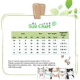thumbnail image 6 of shenmeida Dog Dress Flower Print Holiday Outfits Party Doggie Cotton Skirts Dog Clothes Dresses for Small Medium Dogs Apparel, 6 of 7