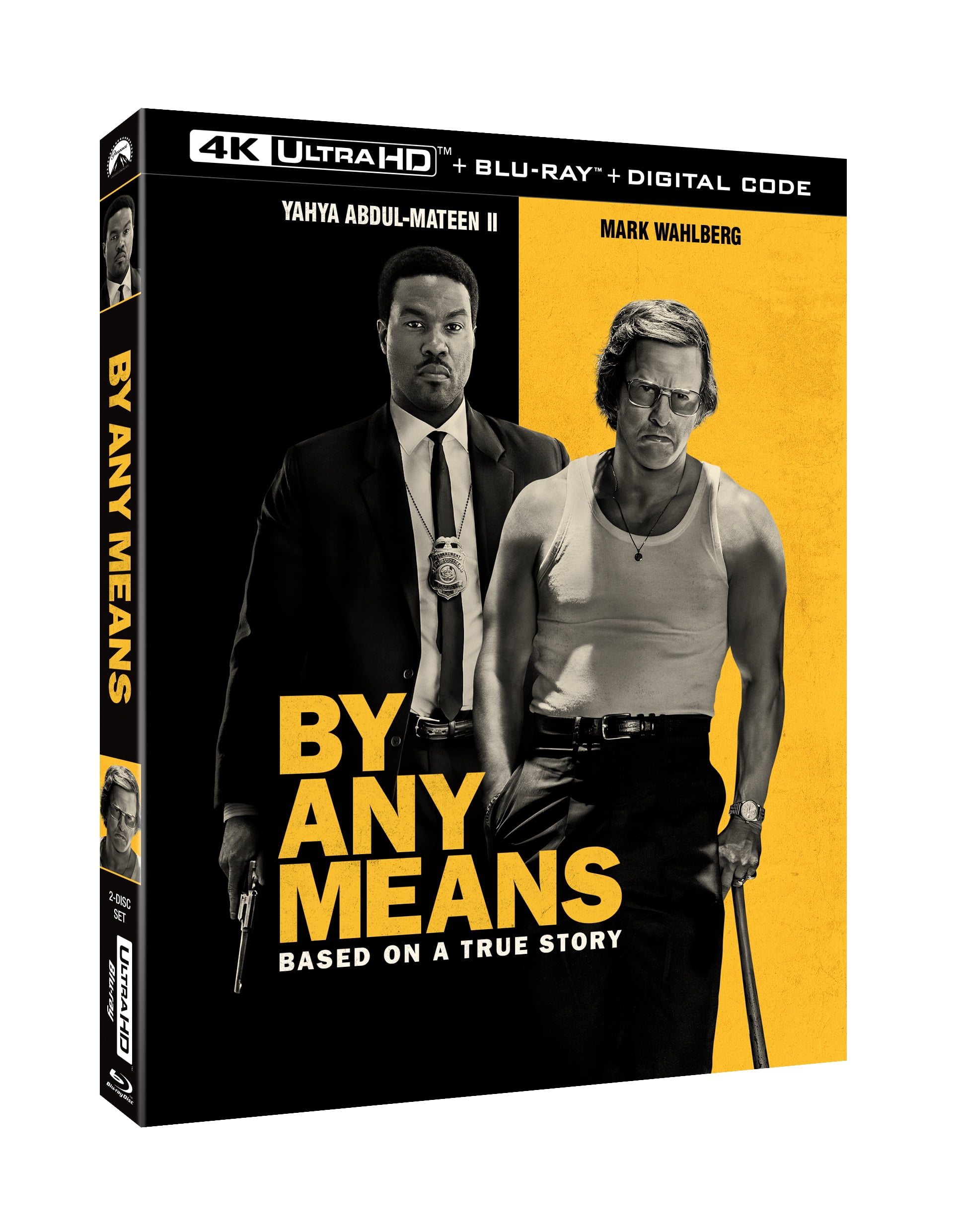 By Any Means (4K Ultra HD + Blu-Ray + Digital Copy) Paramount, Action, Crime, Thriller