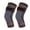Orange, variant on Short Style Self Heating Knee, Tourmaline Acupressure Knee Sleeves for Men Women, Improves Circulation and Metabolism, Leg Massage Relieve Muscle Tension, Wormwood Self-Heating Knee Pads(Black)