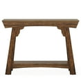 thumbnail image 5 of Fnova 41.3" Farmhouse Console Table, 2-Tier Wooden Entryway Table with Storage, Narrow Sofa Table for Living Room, Foyer, Hallway, 5 of 14