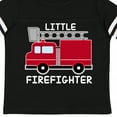 thumbnail image 4 of Inktastic Red Fire Little Firefighter White Text Boys or Girls Toddler T-Shirt, 4 of 5