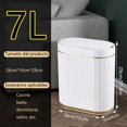 thumbnail image 2 of Cubo de Basura Automático con Sensor para Baño - 7 L Cubo de Basura con Tapa, Botes de Basura Inteligente, con Estrecho, sin Contacto, para Dormitorio, Baño, Cocina, Oficina, 2 of 4