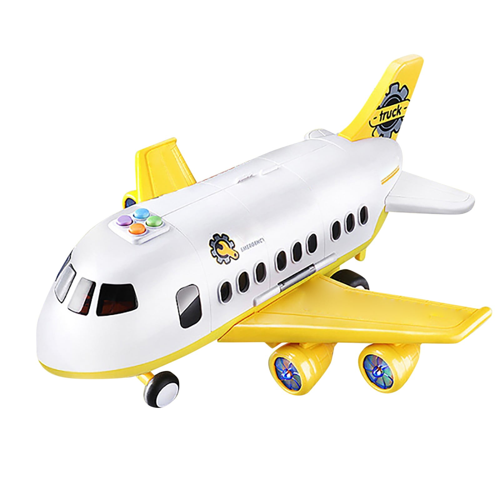 Airplane Car Toys Set Transport Cargo Aircraft With Fire truck Vehicles DIY Gift 