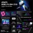 thumbnail image 2 of ASUS ROG Flow Z13 2.5K 180Hz 3ms ROG Nebula Touchscreen 13.4" Convertible 2-in-1 Gaming Notebook AMD Ryzen AI MAX+ 395 32GB RAM 1TB SSD Off Black, 2 of 12