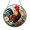 Acrylic 3.5 Inch, variant on Vibrant Rooster Round Stained Glass Suncatcher – Rustic Window Decoration