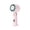 Pink, variant on 500mAh Cute Panda USB Rechargeable Handheld Mini Fan, 3 Speed Quiet Brushless Motor Portable Pocket Fan for Dorm Library Outdoor Travel Desk Use