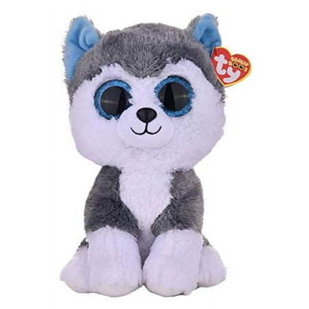 UPC: 0008421369027 | TY Beanie Boos – SLUSH the Husky (Glitter Eyes) (Medium Size – 9 inch)