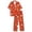 Red, variant on Under $15 Halloween Pajamas CNJKEHIUV Women's Halloween Pajamas Fall 2-Piece Plus Size Pumpkin Short Sleeve Top & Long Pants Soft Loungewear Casual Sleepwear