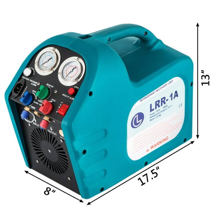 VEVOR Automatic Recovery Machine 1000W 24.4-in W x 51.3-in H Portable  Refrigerant Recovery Unit in the Air Conditioner Parts & Accessories  department at