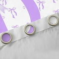thumbnail image 4 of Castle Fairy Personalized Initial Girl Black Out Curtains,Kawaii Bowknot Curtains Pack of 2 (42x63 Each),Purple White Bedroom Curtains,Microfiber Bedroom Decor, 4 of 6