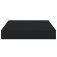 thumbnail image 7 of vidaXL Wall Shelf Set of 2 Black Honeycomb MDF, metal Compact, 7 of 7