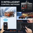thumbnail image 3 of Diesel Air Heater 12V/24V 8000W Bluetooth APP Remote Control w/Adapter +Silencer, 3 of 5