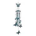 thumbnail image 1 of Butterfly Wind Chimes, Blue Metal Wind Chimes Outdoor, Butterfly Gifts for Women Butterfly Decorations, Outdoor Decor, 1 of 5