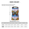 thumbnail image 4 of Sikiie Oil Painting Beautiful Butterfly Basketball Jersey Reversible Men's Mesh Athletic Sports Shirts Training Practice S-4XLLarge, 4 of 6