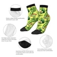 thumbnail image 6 of Bingfone Kiwi And Avocado Design Patterned Men'S Women'S Casual Cotton Socks, 6 of 9