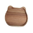 thumbnail image 4 of Bandeja de madera para servir, organizador de platos de madera, tabla de servir moderna, plato de frutos secos, bandeja de comida para decoración del 20x20x15cm, 4 of 8