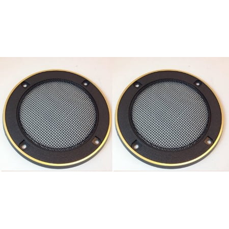 CES 4 or 5 Speaker Grill Plastic with Gold Trim (1 Pair)