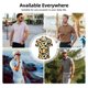 thumbnail image 5 of Fotbe Cute Cow Print Sunflower C Camiseta Polo de Golf para Hombre con Estampado – Camisa Deportiva Transpirable con Cuello Abotonado-4X-Large, 5 of 6