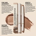 thumbnail image 5 of Dual Ended Eyeshadow Stick, Waterproof Long Wearing Eye Shadow Pencil, Light Texture Creamy Makeup Stick, Two Shades in One, Easy to Blend, Crease Resistant, Sunrise Color, 5 of 7
