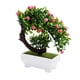thumbnail image 2 of Planta artificial en maceta, bonsái artificial, flor falsa, decoración de plantas artificiales, flor en maceta falsa creada magistralmente Jadeshay A, 2 of 8