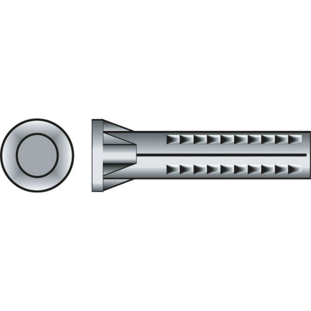 Hillman Lead Wood Screw Anchor Size 6 8 X 1 " 50 Lb. 3/Card Pack of