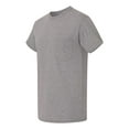 thumbnail image 2 of Heavy Cotton Pocket T-Shirt, L, Graphite Heather, 2 of 3