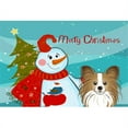 thumbnail image 1 of Carolines Treasures BB1868PLMT Snowman With Papillon Fabric Placemat, 1 of 1
