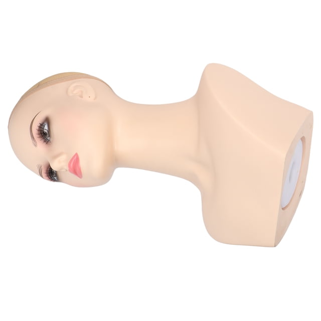 Female Mannequin Head, Waterproof Weather Make Up Manikin Head for Jewelry