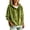 01 Army Green, variant on Fewfanhot Womens Tops Casual Loose-fitting Long-sleeved Knitted Velvet Hooded Sweatshirt Top