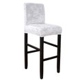 thumbnail image 3 of Skksst Velvet Height Stool Slipcover Bar Counter Spandex Chair Seat Protector, 3 of 5
