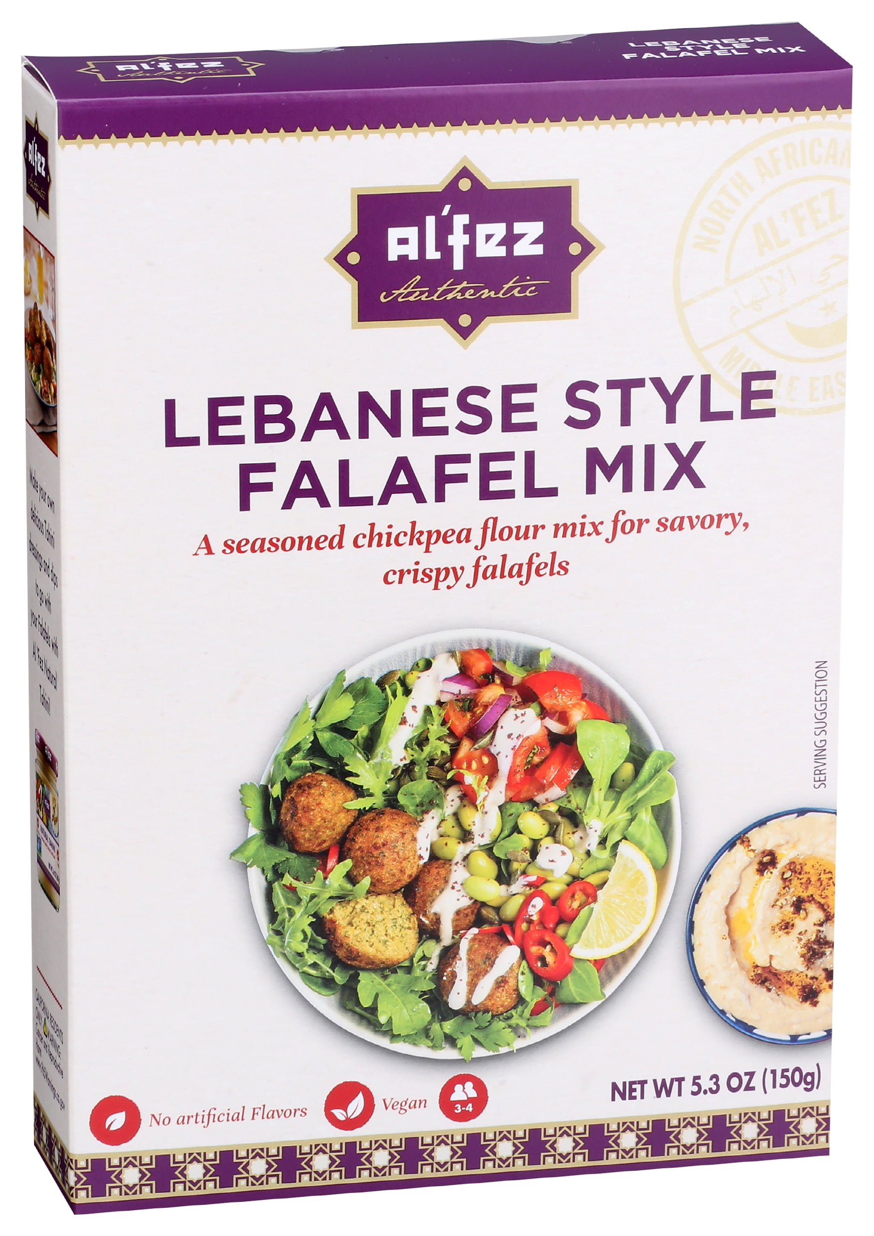 (Pack of 6), Al Fez Lebanese Style Falafel Mix, 5.3 oz