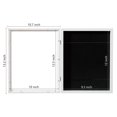 thumbnail image 2 of eletecpro 10x12.5 Front Opening Changeable Kids Art Frame&nbsp;White, 2 of 7
