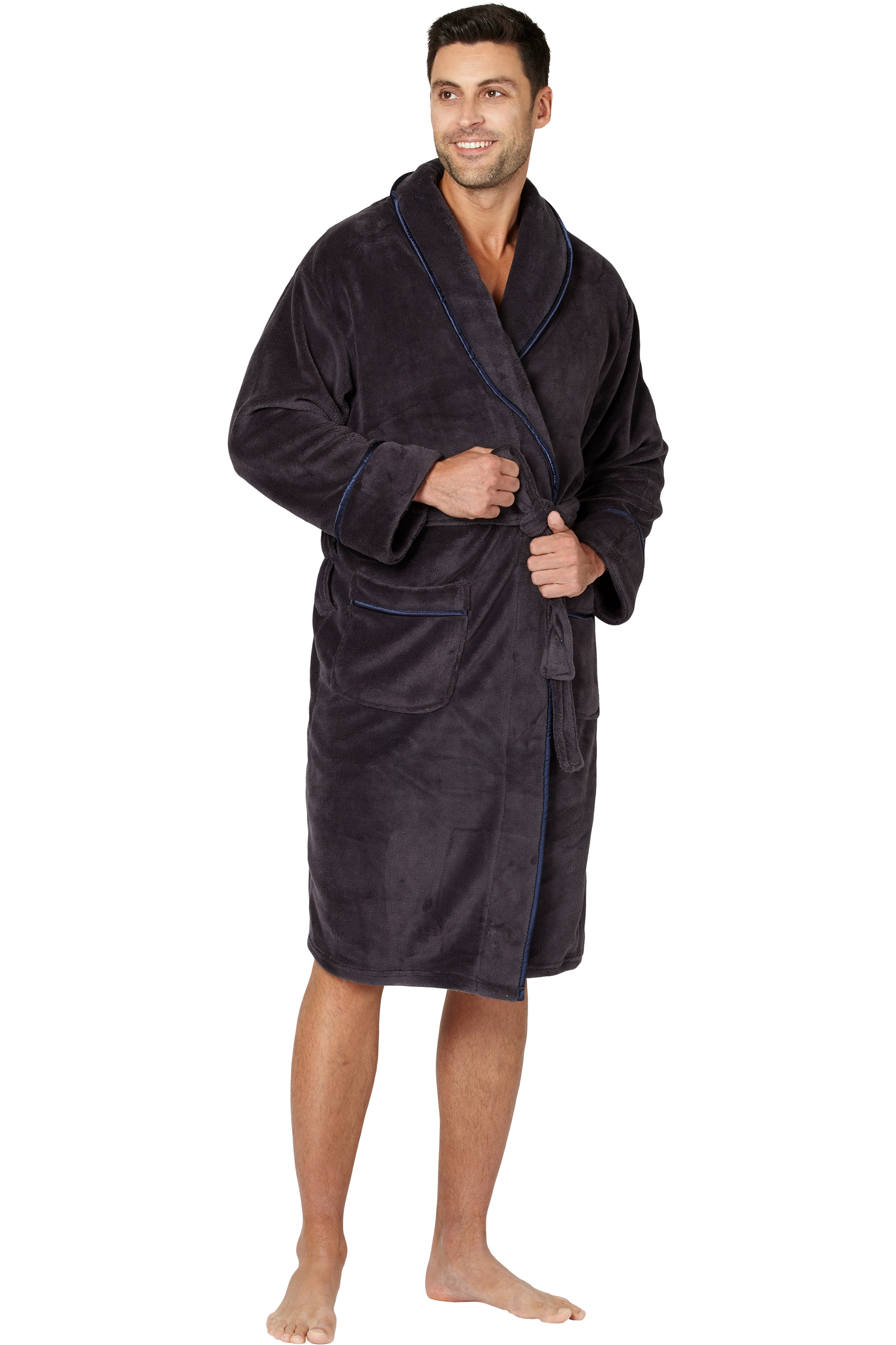INTIMO Men's Rocky Balboa Inspired Hooded Bathrobe & Shorts Set