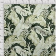 thumbnail image 4 of oneOone Cotton Poplin Dark Green Fabric Ocean Underwater Life Sewing Fabric By The Yard Printed Diy Clothing Sewing Supplies 56 Inch Wide, 4 of 4