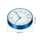 thumbnail image 2 of Reloj de pared de 8 pulgadas, a batería, silencioso, sin tictac, reloj moderno redondo, azul, 2 of 6