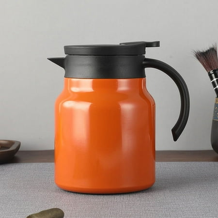 

Lomaiwei 1PC 316 Stainless Steel Thermal Coffee Carafe & Tea Pot - Double Layer with Filter Screen Double Wall Vacuum BPA - free for Hot & Cold Retention 1000ML
