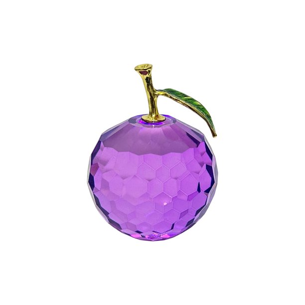 Decoraciones de Manzana de Cristal de Navidad, Estatuas de Manzana de Vidrio, Regalos de Navidad Y Colecciones de Decoración de Casa de Navidad