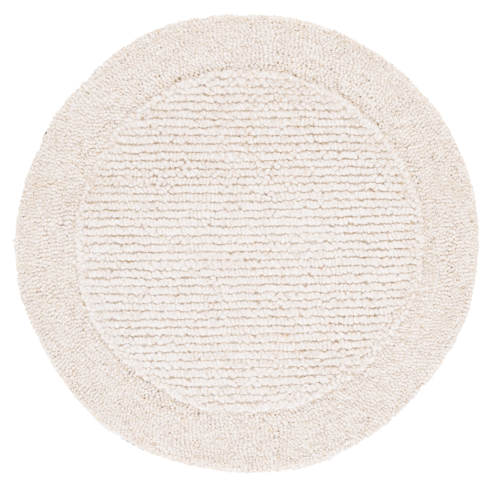 Safavieh Novelty Catherin Solid Color Area Rug, Beige, 3' x 3' Round